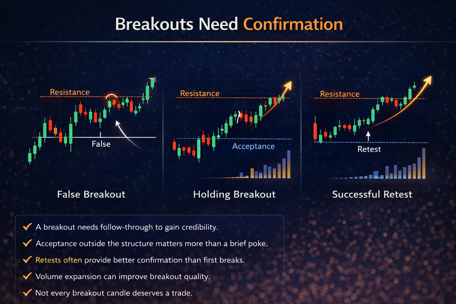 Breakouts need confirmation