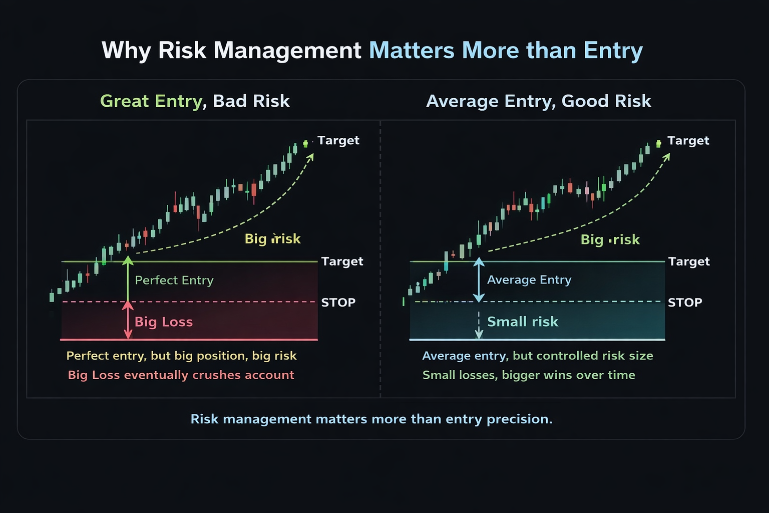 Why risk management matters more than entry