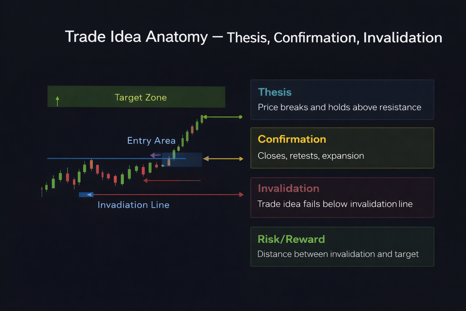 Checklist before opening a trade